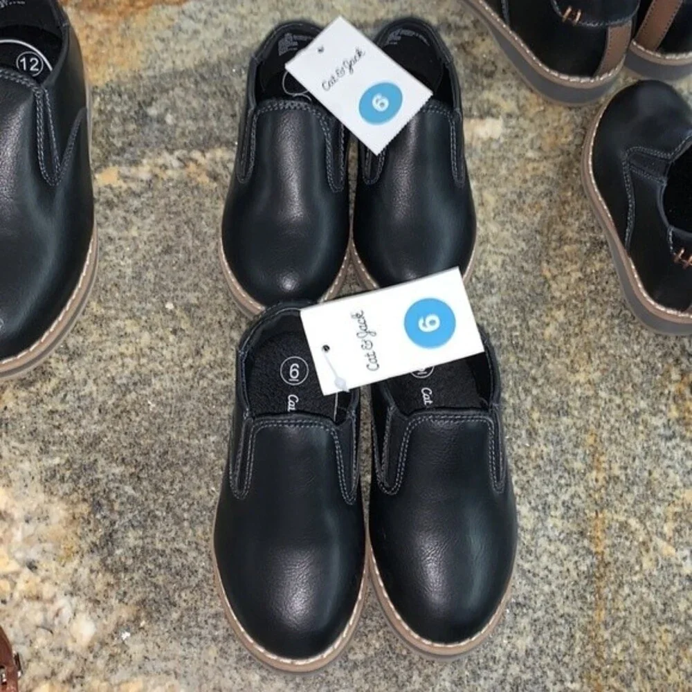 Cat & Jack Boy Neal Loafers Black